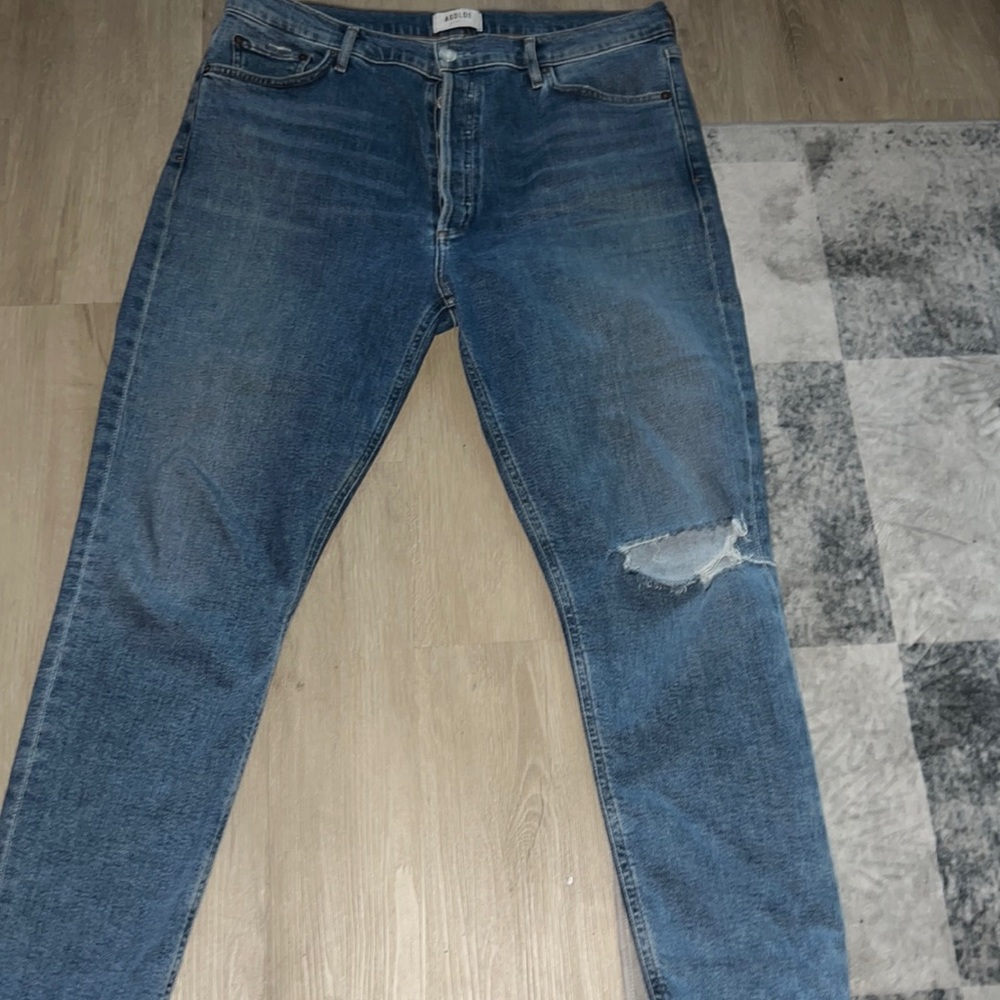 Agolde Straight Leg Tapered Jeans